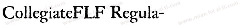 CollegiateFLF Regula字体转换